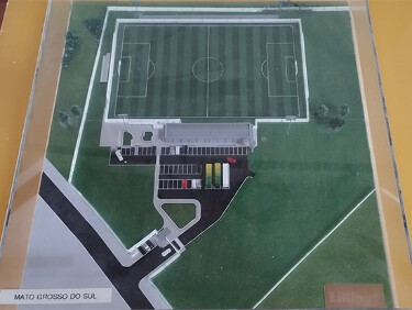 Obra do Centro de Desenvolvimento de Futebol teve in&iacute;cio em Campo Grande 