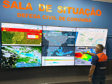 Defesa Civil emite alerta de perigo potencial para baixa umidade relativa do ar em Corumb&aacute;