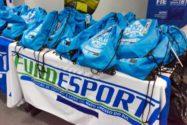 Delega&ccedil;&atilde;o de MS recebe kits e embarca para os Jogos Escolares Brasileiros em busca de novas medalhas